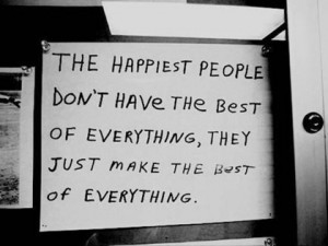 happiest people quote